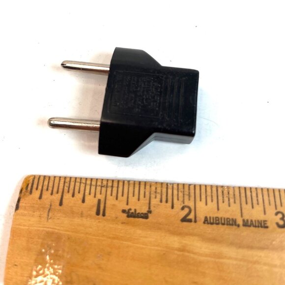 Universal Travel Plug Adapter Black EU To USA Converter 125V/250V Compact Lightw - Picture 5 of 6